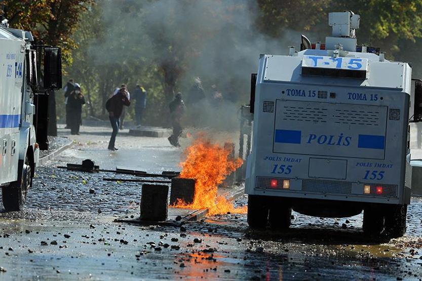 ODTÜ ve Ankara Üniversitesinde Kobani protestoları