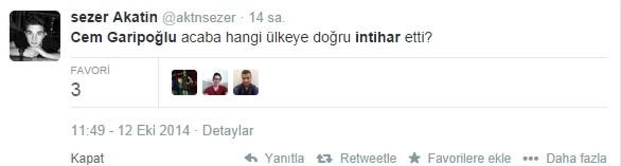 Cem Garipoğlu intihar mı etti yoksa yurtdışına mı kaçtı