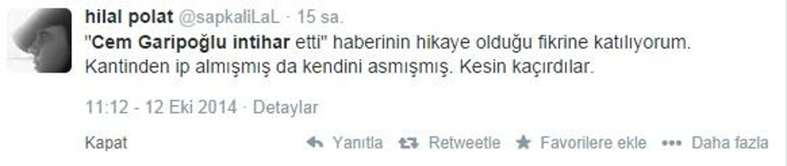 Cem Garipoğlu intihar mı etti yoksa yurtdışına mı kaçtı