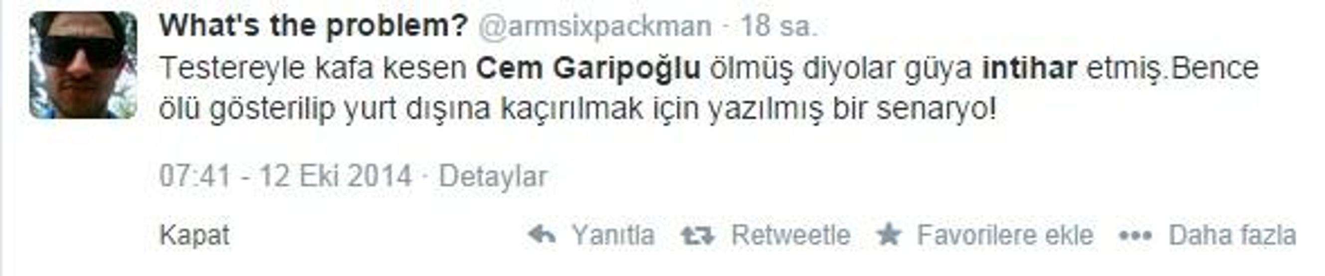 Cem Garipoğlu intihar mı etti yoksa yurtdışına mı kaçtı