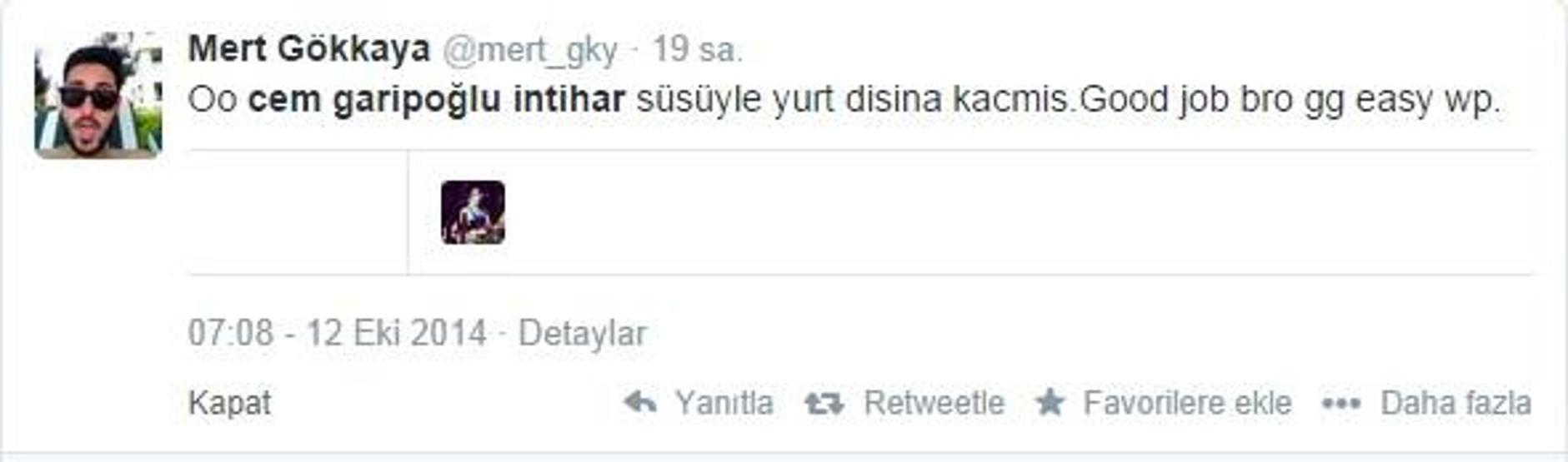 Cem Garipoğlu intihar mı etti yoksa yurtdışına mı kaçtı