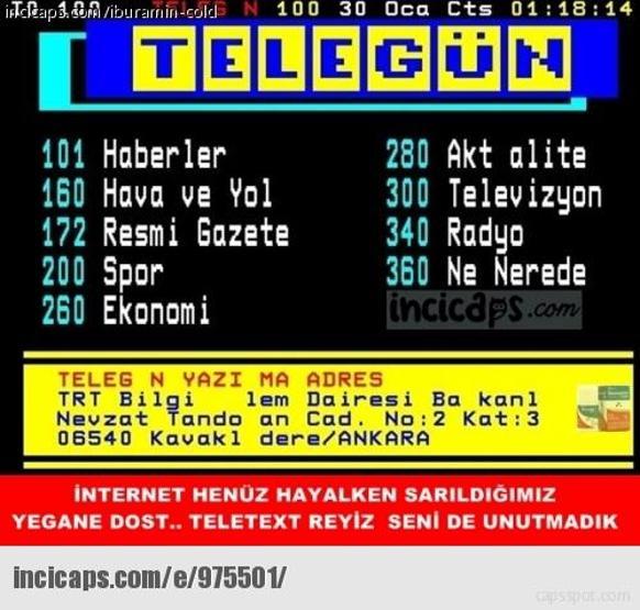 Seni de unutmadık capsleri