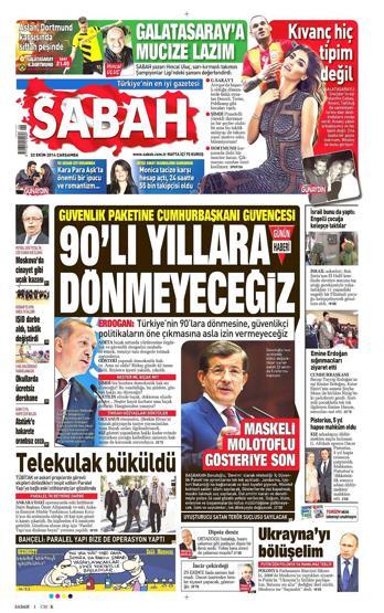 Gazete manşetleri... (22 Ekim 2014)