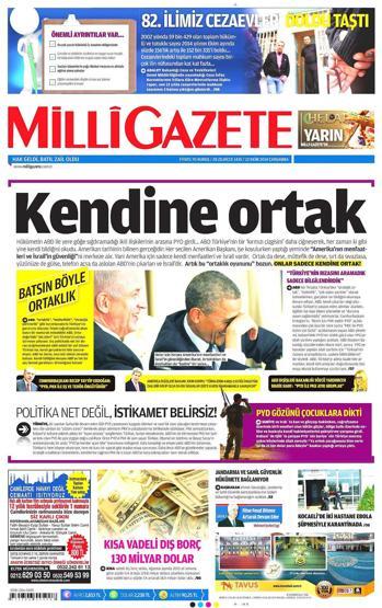 Gazete manşetleri... (22 Ekim 2014)