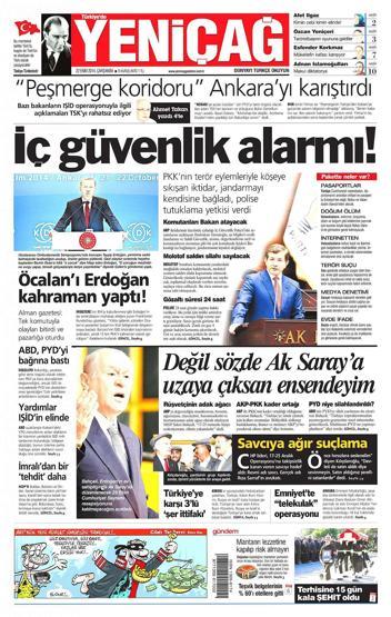 Gazete manşetleri... (22 Ekim 2014)