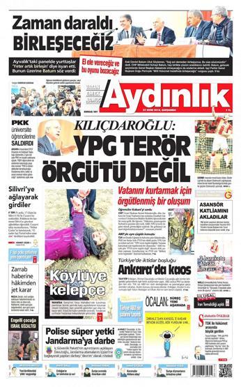 Gazete manşetleri... (22 Ekim 2014)