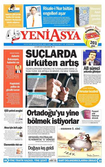 Gazete manşetleri... (22 Ekim 2014)