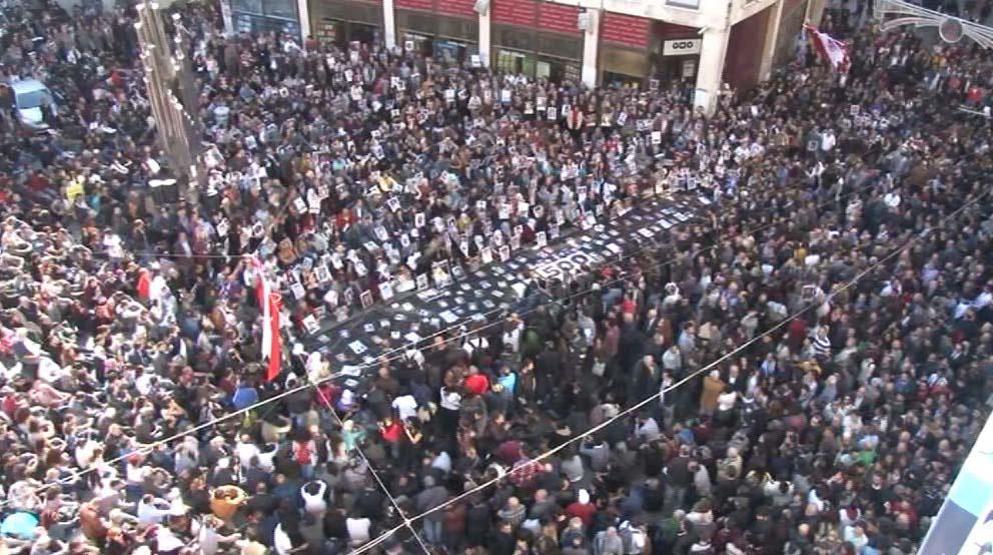 Cumartesi Anneleri 500. kez bir araya geldi