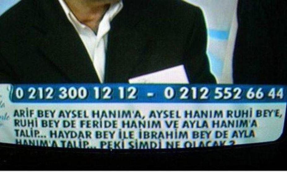 Türk televizyonlarındaki en ilginç anlar...
