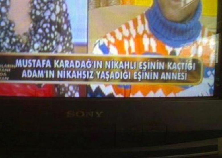 Türk televizyonlarındaki en ilginç anlar...