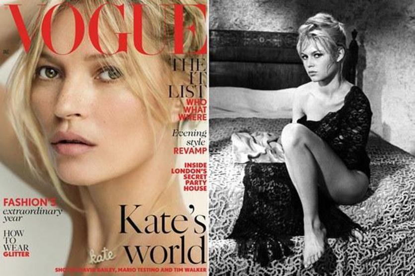 Kate Moss, Brigitte Bardot oldu