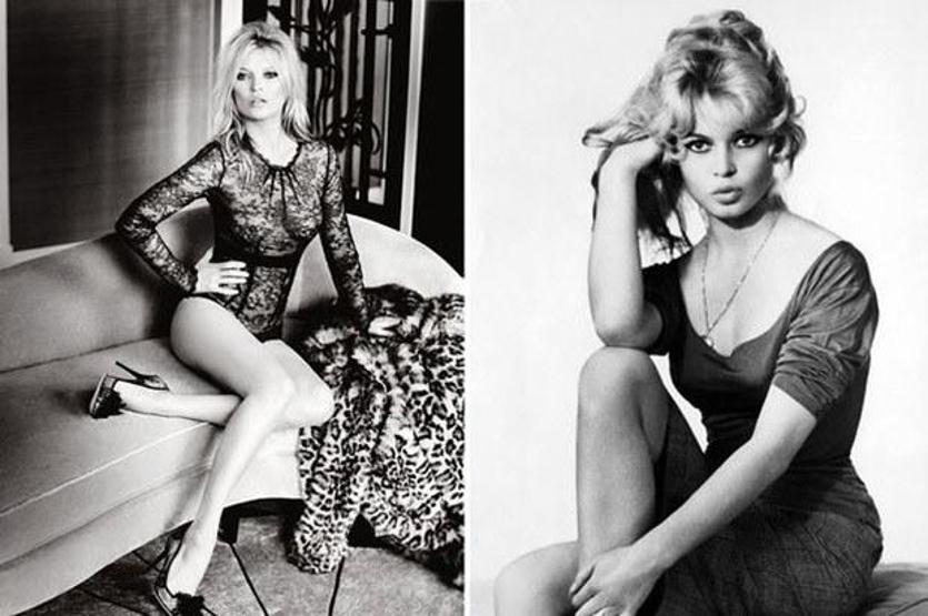 Kate Moss, Brigitte Bardot oldu