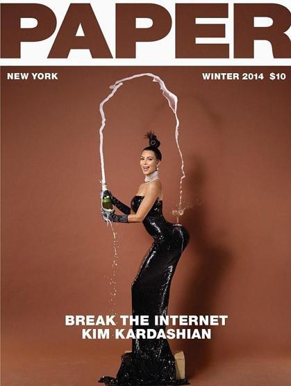Kim Kardashianın bu pozu çok konuşulacak