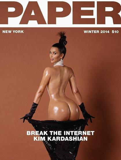 Kim Kardashianın bu pozu çok konuşulacak