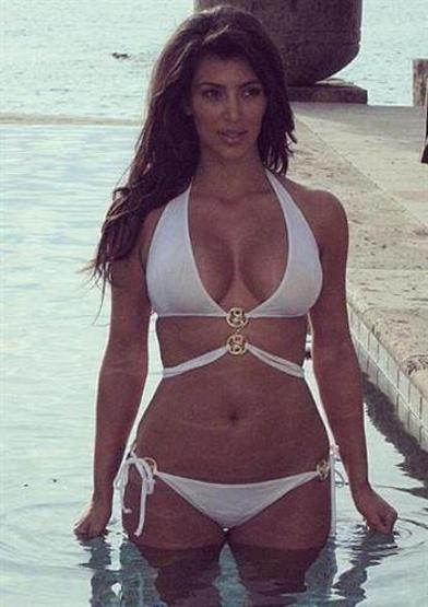 Kim Kardashianın bu pozu çok konuşulacak