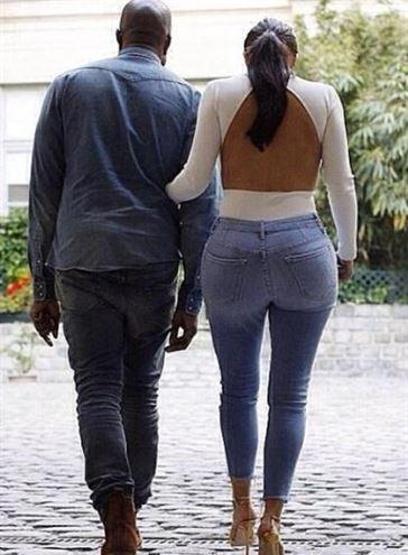 Kim Kardashianın bu pozu çok konuşulacak