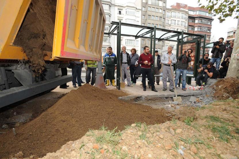 Tepki geldi Geziye durak yapımı durdu