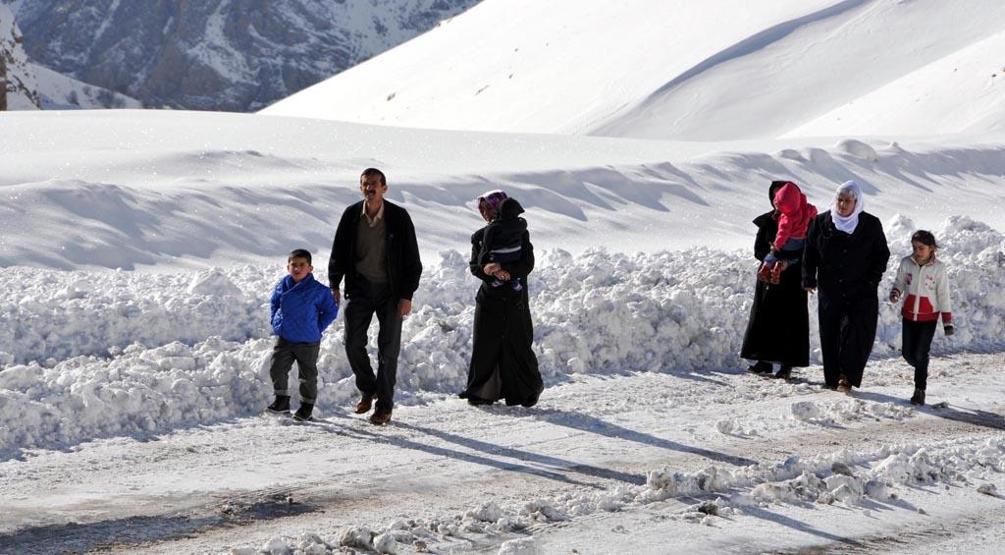 Doğu Anadoluda kar kalınlığı 17 santime ulaştı