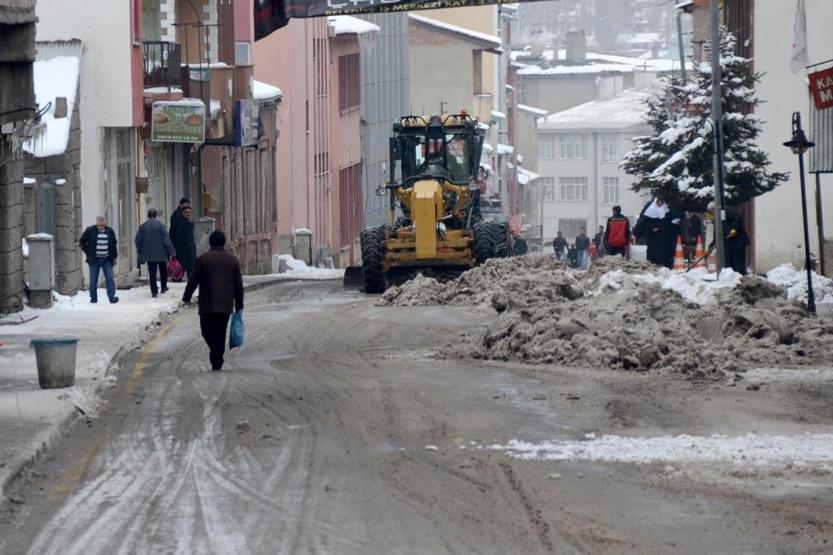 Doğu Anadoluda kar kalınlığı 17 santime ulaştı