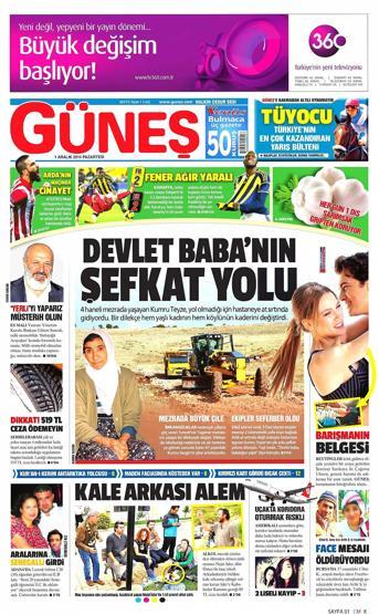 Gazete manşetleri... (01 Aralık 2014)