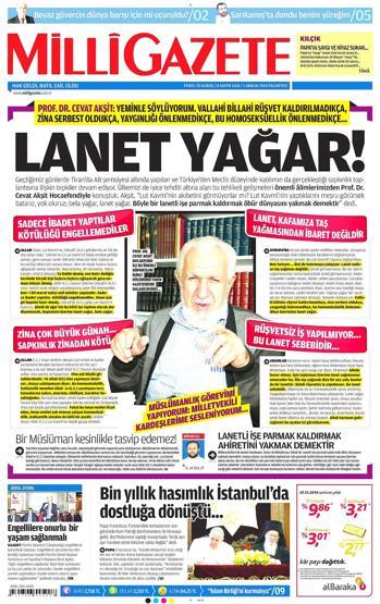 Gazete manşetleri... (01 Aralık 2014)