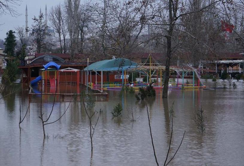 Meriç Nehri taştı