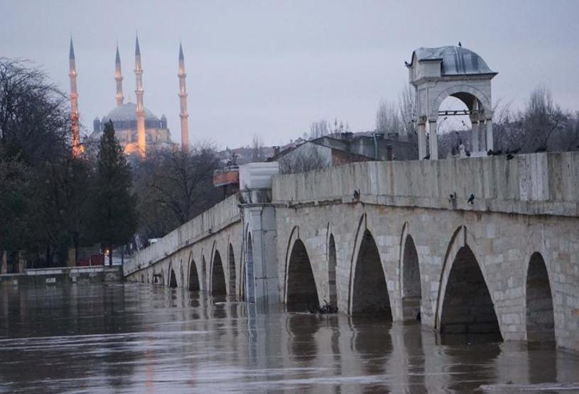 Meriç Nehri taştı