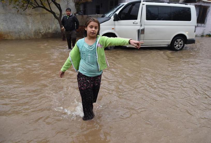 Türkiyeden yağış manzaraları