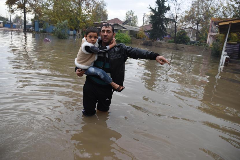 Türkiyeden yağış manzaraları