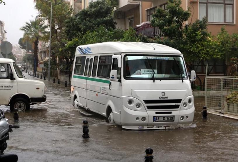 Türkiyeden yağış manzaraları