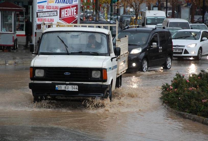 Türkiyeden yağış manzaraları