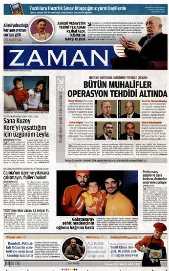 Gazete manşetleri (14.12.2014)