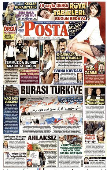 Gazete manşetleri (14.12.2014)