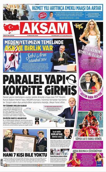 Gazete manşetleri (14.12.2014)