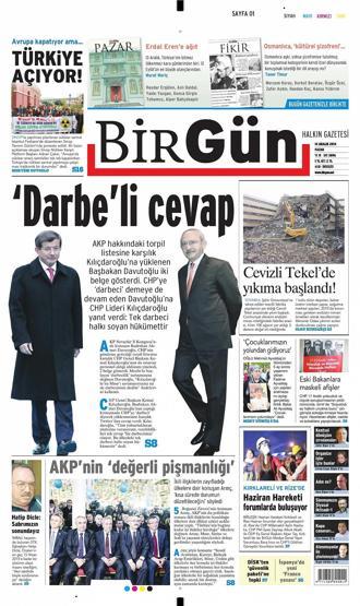Gazete manşetleri (14.12.2014)