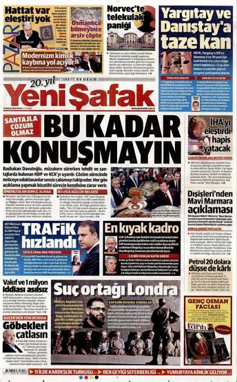Gazete manşetleri (14.12.2014)
