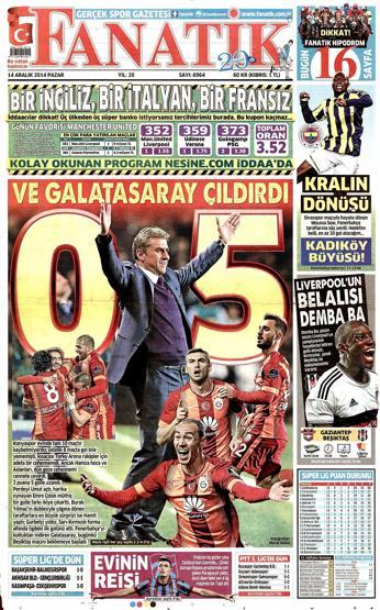 Gazete manşetleri (14.12.2014)