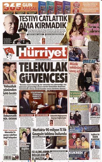 Gazete manşetleri (14.12.2014)