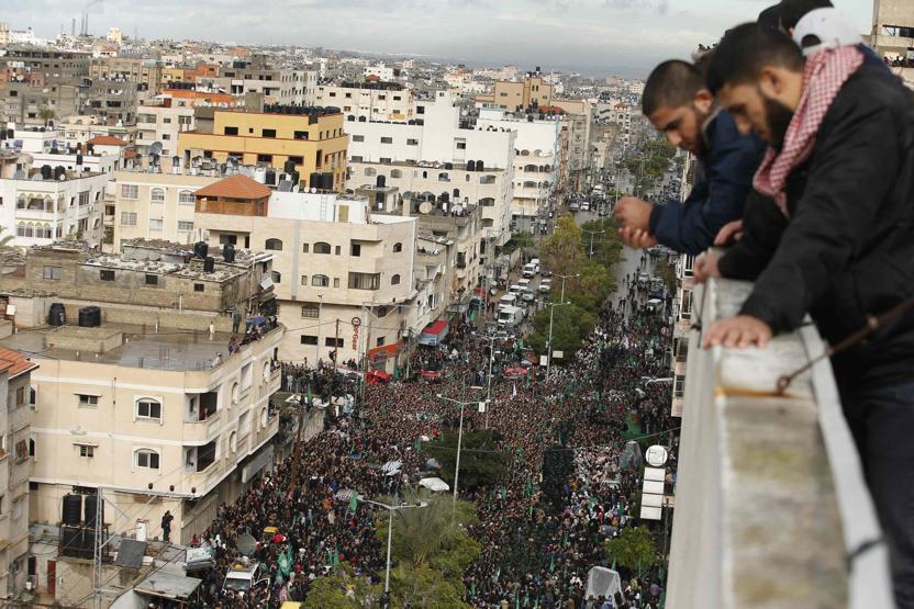 Hamas Gazzede 27. kuruluş yılını kutladı