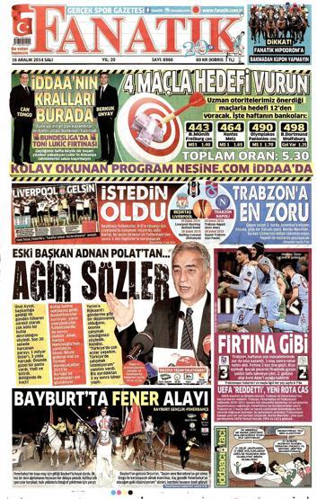 Gazete manşetleri (16 Aralık 2014)
