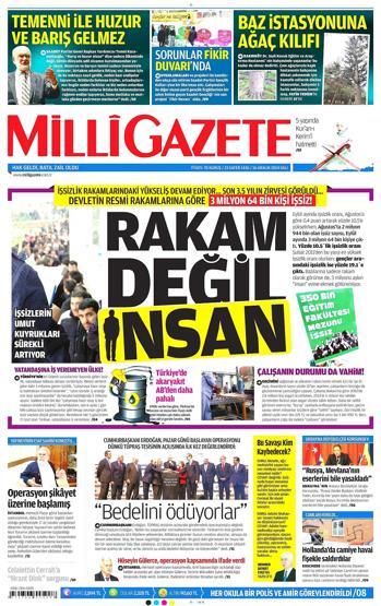 Gazete manşetleri (16 Aralık 2014)