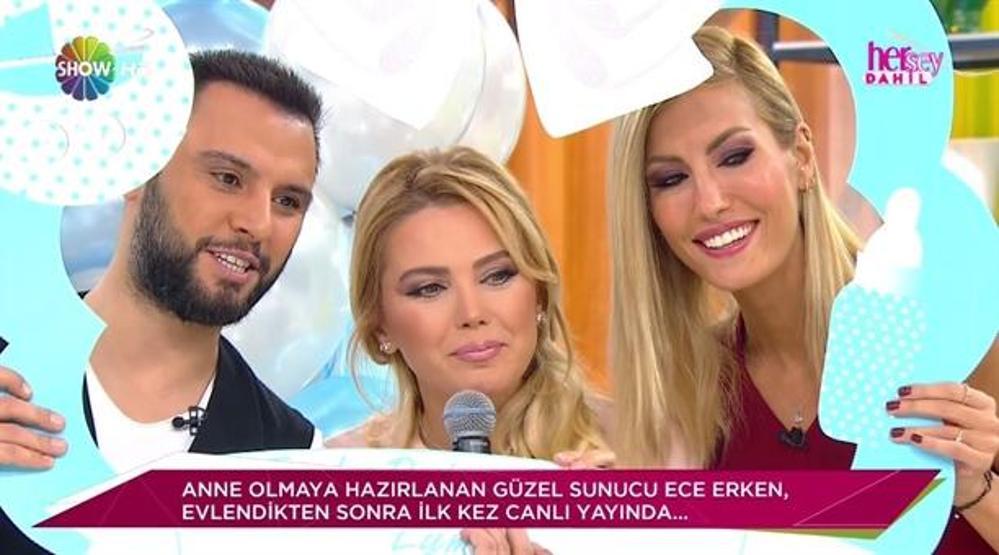 Ece Erkeni ağlatan sürpriz