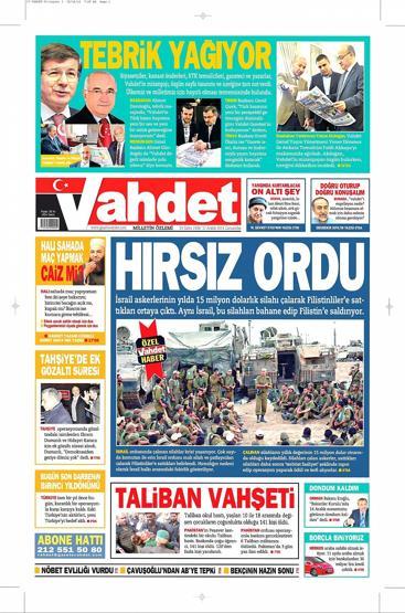 Gazete manşetleri (17 Aralık 2014)