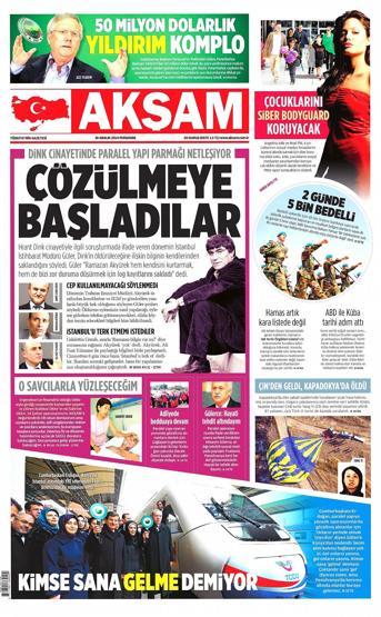 Gazete manşetleri (18 Aralık 2014)