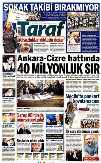 Gazete manşetleri (18 Aralık 2014)