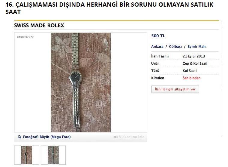 Efsane olmuş ilanlar