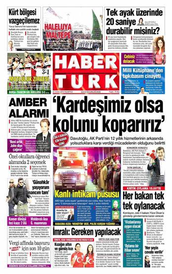 Gazete manşetleri ( 22 Aralık 2014)