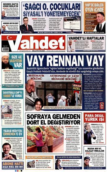 Gazete manşetleri ( 22 Aralık 2014)