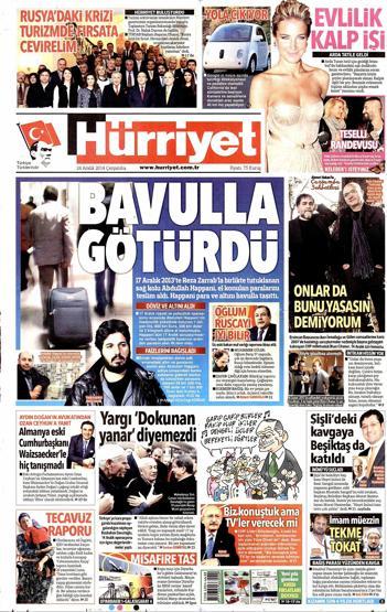 Gazete manşetleri (24 Aralık 2014)