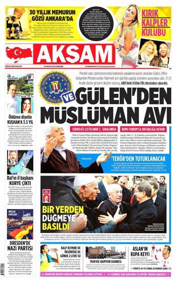Gazete manşetleri (24 Aralık 2014)